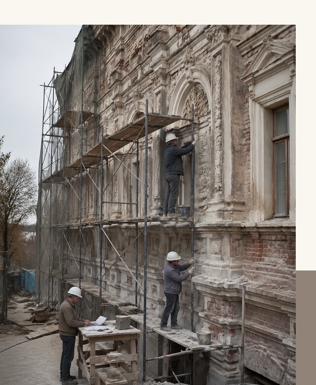 Реставрация объектов культурного наследия под ключ в Тайшете